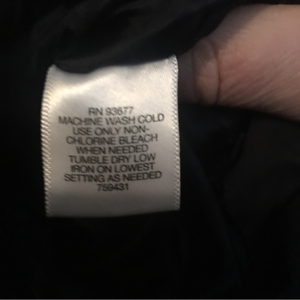 Liz Claiborne dark blue quilted short coat - Picture 7 of 11